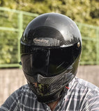 Carbon Fiber iron King Motorcycle Helmet at KingsMotorcycleFairings.com