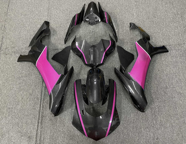 Yamaha YZF-R1 (2015-2019) Faux Carbon Fiber & Pink Fairings