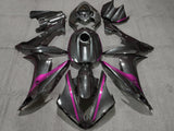 Faux Carbon Fiber and Pink Fairing Kit for a 2004, 2005 & 2006 Yamaha YZF-R1 motorcycle