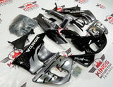 Black and Silver fairing kit for a Honda CBR900RR 1996-1997 motorcycle