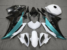 Yamaha YZF-R6 (2008-2016) White, Black & Teal Blue Fairings