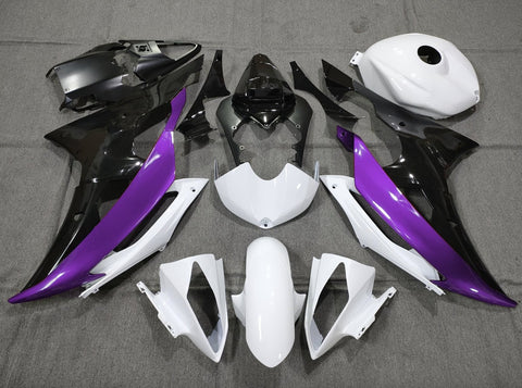 Yamaha YZF-R6 (2008-2016) White, Black & Purple Fairings