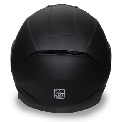 KINGS DOT MATTE BLACK DAYTONA DETOUR MOTORCYCLE HELMET- DE1B