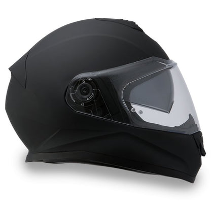 KINGS DOT MATTE BLACK DAYTONA DETOUR MOTORCYCLE HELMET- DE1B