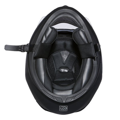 KINGS DOT MATTE BLACK DAYTONA DETOUR MOTORCYCLE HELMET- DE1B