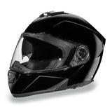 KINGS GLOSS BLACK GLIDE MOTORCYCLE HELMET - MG1A