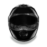 KINGS GLOSS BLACK GLIDE MOTORCYCLE HELMET - MG1A