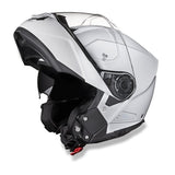 KINGS GLOSS WHITE GLIDE MOTORCYCLE HELMET - MG1C
