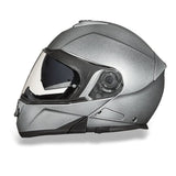 KINGS SILVER DAYTONA GLIDE MOTORCYCLE HELMET - MG1SM