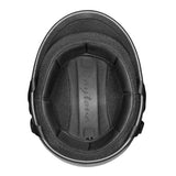 Kings Gloss Black Hawk Polo Motorcycle Helmet 