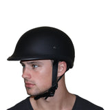 Kings Gloss Black Hawk Polo Motorcycle Helmet 