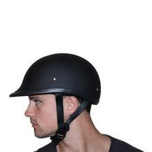 GLOSS BLACK HAWK POLO MOTORCYCLE HELMET - H1A