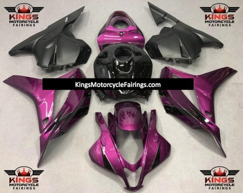 Honda CBR600RR (2009-2012) Dark Pink, Black & Matte Black Fairings