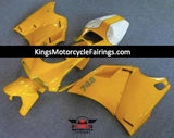Dark Yellow and White Fairing Kit for a 1994, 1995, 1996, 1997, 1998, 1999, 2000, 2001, 2002 & 2003 Ducati 748 motorcycle
