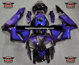 Deep Blue and Black Special Design Fairing Kit for a 2005 and 2006 Honda CBR600RR motorcycle