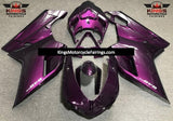 Dark Magenta Pink Fairing Kit for a 2007, 2008, 2009, 2010, 2011, 2012, 2013 & 2014 Ducati 848 motorcycle