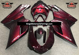 Red Wine Fairing Kit for a 2007, 2008, 2009, 2010, 2011, 2012, 2013 & 2014 Ducati 848 motorcycle