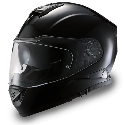 KINGS DOT GLOSS BLACK DAYTONA DETOUR MOTORCYCLE HELMET - DE1A