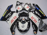Black, White and Red XEROX Fairing Kit for a 2005 & 2006 Ducati 749 motorcycle