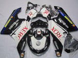 Black, White and Red XEROX Fairing Kit for a 2003 & 2004 Ducati 749 motorcycle