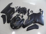 Matte Black and Gold Fairing Kit for a 2003 & 2004 Ducati 999 motorcycle.