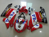 Red, White, Blue and Black FILA Fairing Kit for a 2003 & 2004 Ducati 999 motorcycle