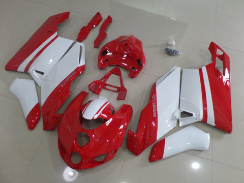 Ducati 749 (2005-2006) Red & White Gloss Fairings