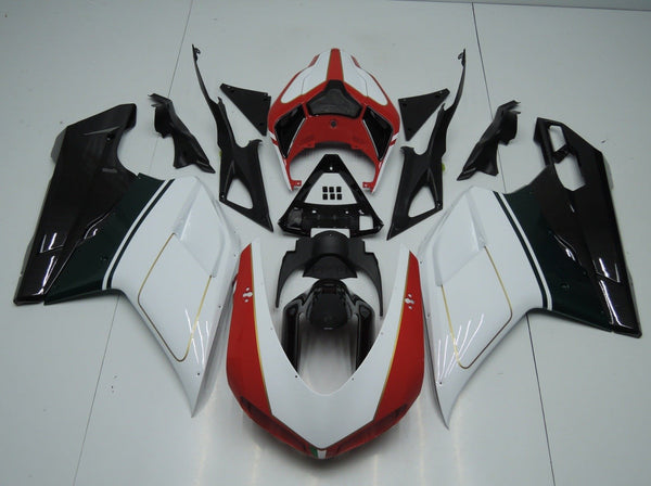 Ducati 1098 (2007-2012) White, Red, Green, Black & Gold Fairings