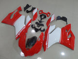Red and White Fairing Kit for a 2011, 2012, 2013 & 2014 Ducati 899 motorcycle