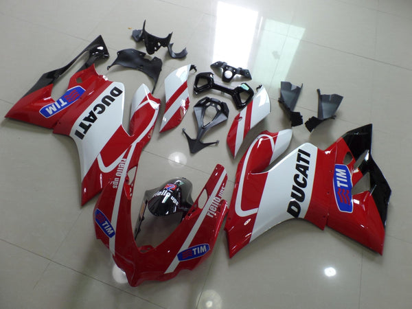 Ducati 1199 (2011-2014) Red, White, Black & Blue Tim Fairings