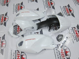 DUCATI MONSTER 696/796/1100 (2009-2016) PEARL WHITE and RED FAIRINGS at KingsMotorcycleFairings.com