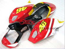 Red, White, Yellow and Black Fairing Kit for a 2009, 2010, 2011, 2012, 2013, 2014, 2015 & 2016 Ducati Monster 696/796/1100 motorcycle - KingsMotorcycleFairings.com