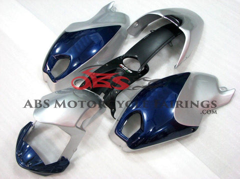 DUCATI MONSTER 696/796/1100 (2009-2016) SILVER & BLUE FAIRINGS - KingsMotorcycleFairings.com