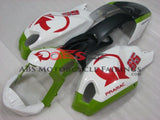 White, Green and Red Pramac Fairing Kit for a 2009, 2010, 2011, 2012, 2013, 2014, 2015 & 2016 Ducati Monster 696/796/1100 motorcycle - KingsMotorcycleFairings.com
