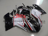 DUCATI 1198 Fairing Kits (2007-2012) Black, White, Red Tricolor at KingsMotorcycleFairings.com