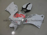 White, Black and Red Fairing Kit for a 2002 & 2003 Ducati 998 motorcycle