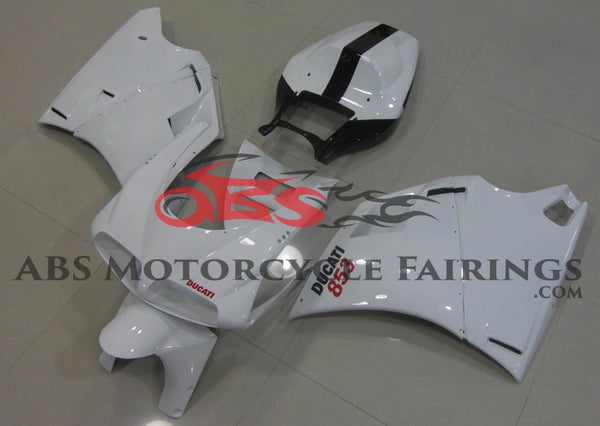 Ducati 748 (1994-2003) White, Black & Red Fairings