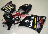 Black Breil Fairing Kit for a 1994, 1995, 1996, 1997, 1998, 1999, 2000, 2001, 2002 & 2003 Ducati 748 motorcycle