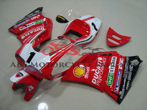 Ducati 998 (2002-2003) Red & White #1 Fairings