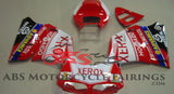 Red and White XEROX Fairing Kit for a 1994, 1995, 1996, 1997, 1998, 1999, 2000, 2001, 2002 & 2003 Ducati 748 motorcycle