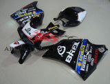Black and White Breil Fairing Kit for a 2002 & 2003 Ducati 998 motorcycle.