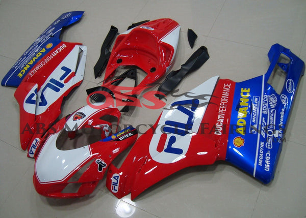 Ducati 749 (2005-2006) Red, White & Blue FILA Race Fairings