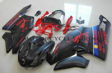 Matte Black & Red Puma Fairing Kit for a 2003 & 2004 Ducati 999 motorcycle