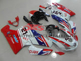 Red, White, Blue and Black #21 Fairing Kit for a 2005 & 2006 Ducati 749 motorcycle