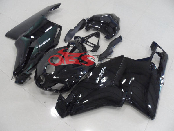 Gloss Black Fairing Kit for a 2005 & 2006 Ducati 749 motorcycle