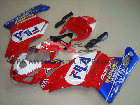 Ducati 749 (2005-2006) Red, White & Blue Fila Fairings