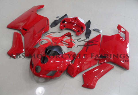 Gloss Red & White Fairing Kit for a 2005 & 2006 Ducati 999 motorcycle
