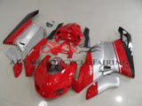 Red, Silver and Black Race Fairing Kit for a 2005 & 2006 Ducati 999 motorcycle