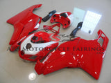 Red and White Fairing Kit for a 2005 & 2006 Ducati 999 motorcycle