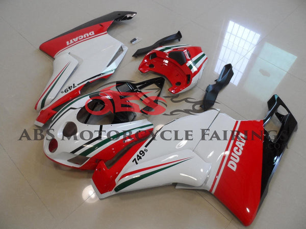 Ducati 999 (2005-2006) White, Red & Green Fairings